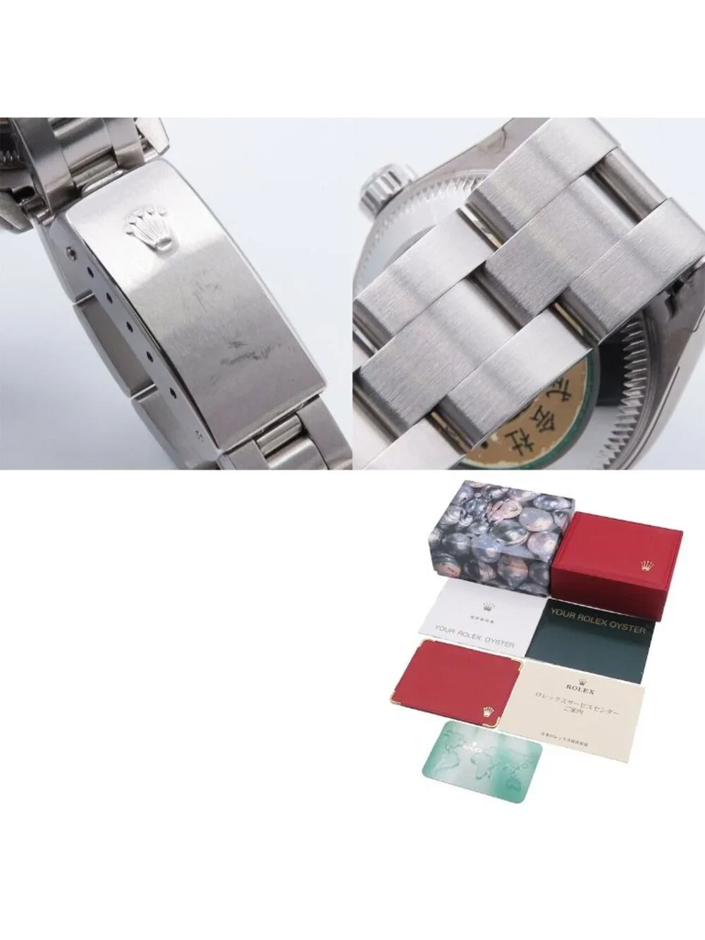 Rolex Oyster Perpetual Black Stainless Steel Oyster Bracelet Watch Automatic
